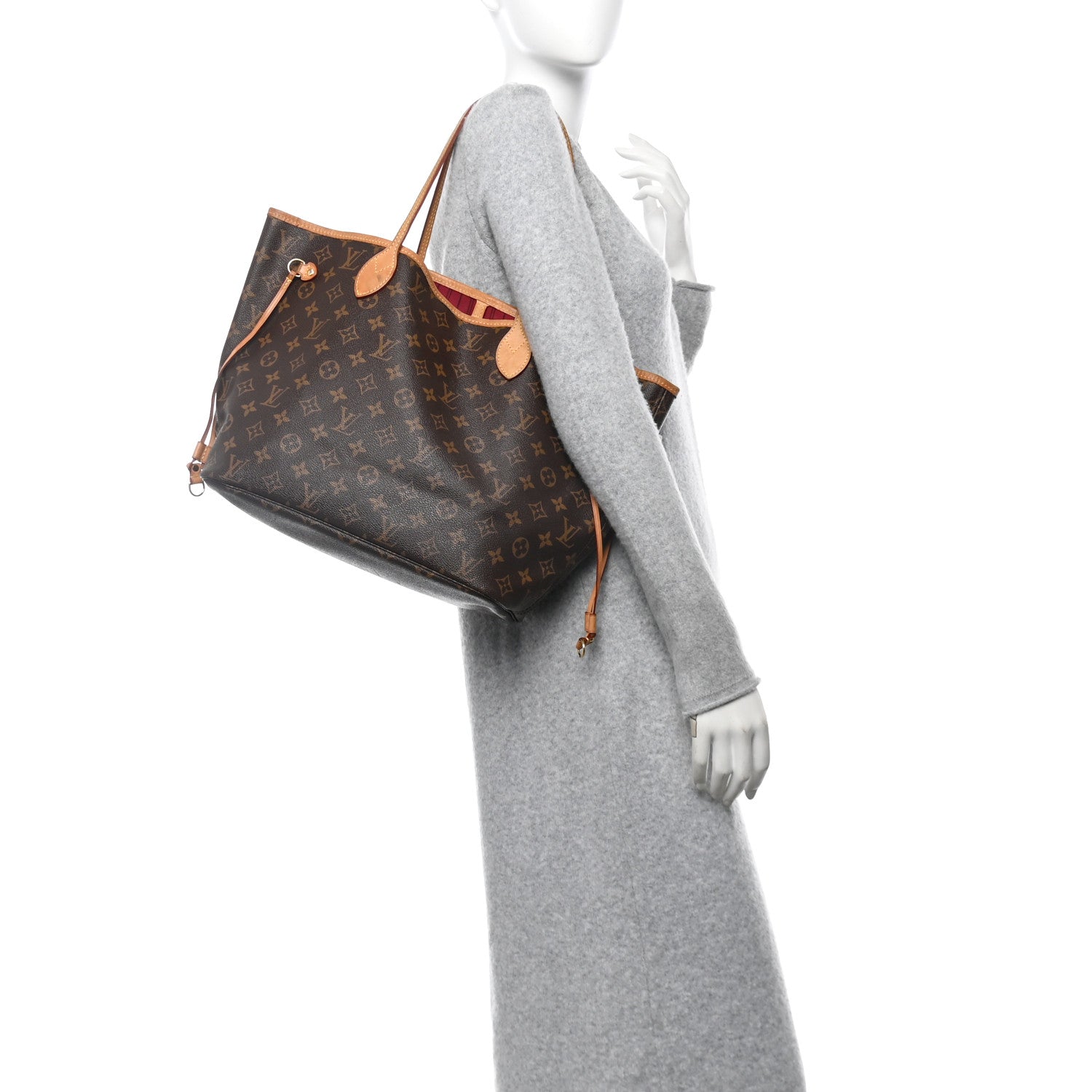 Louis Vuitton Monogram Neo Neverfull MM Fuchsia 2 of 13