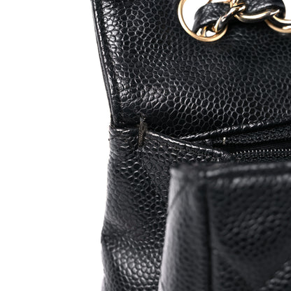 Chanel Caviar Quilted Jumbo Single Flap Black 19 of 23