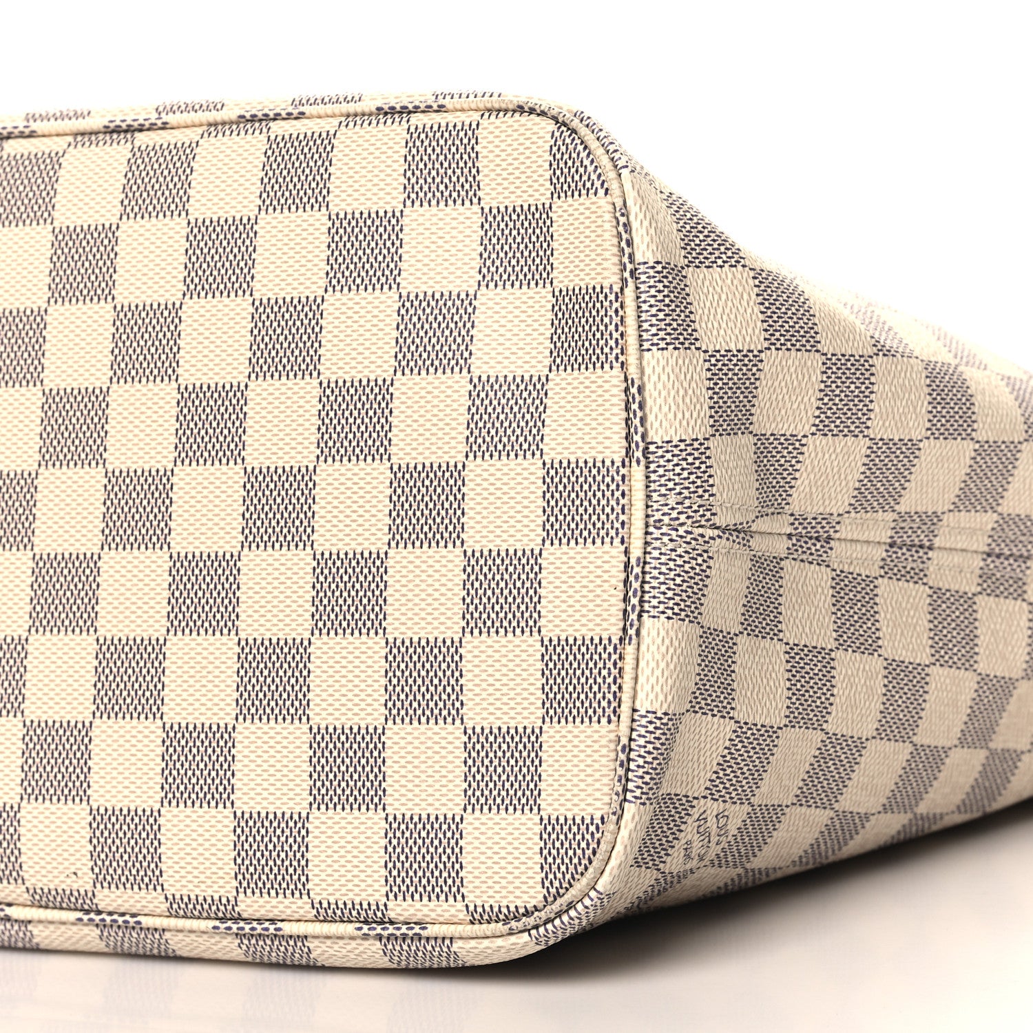 Louis Vuitton Damier Azur Braided Neverfull MM Orange 10 of 11