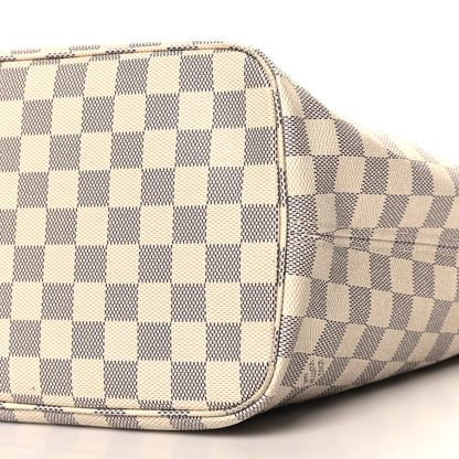 Louis Vuitton Damier Azur Braided Neverfull MM Orange 10 of 11