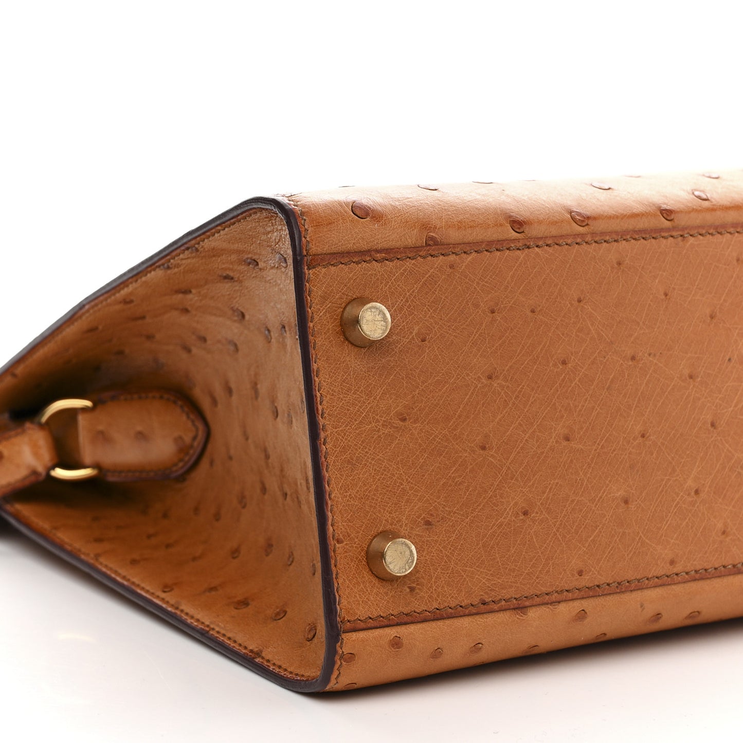 Ostrich Kelly Sport PM Gold