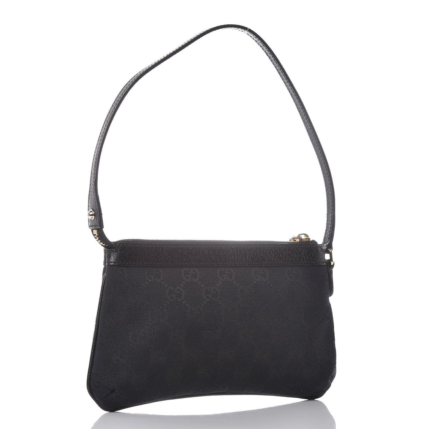 Monogram Bumble Bee Charm Pochette Black