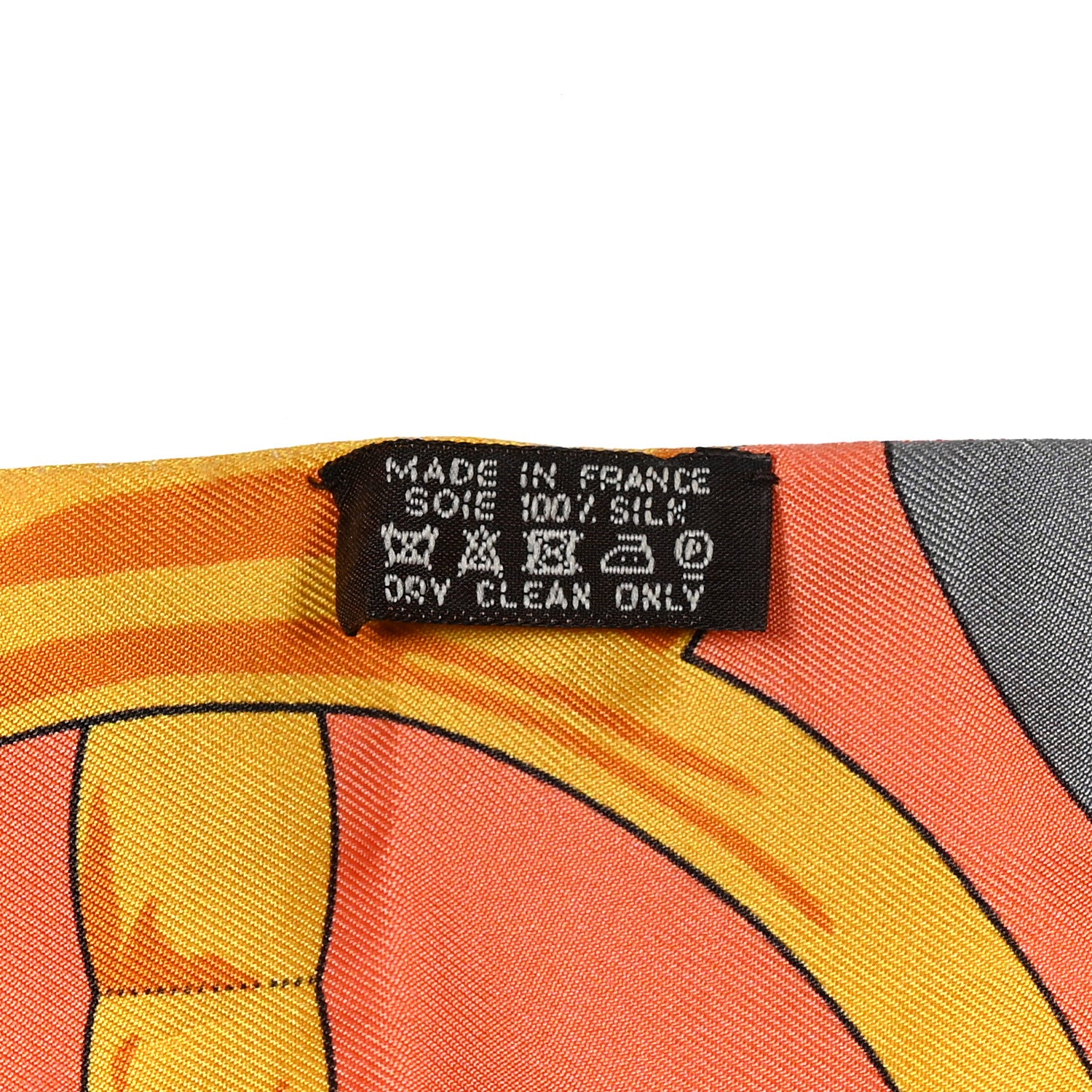 Hermes Silk Eperon D'Or Remix Maxi Twilly Orange Gris Or 3 of 6