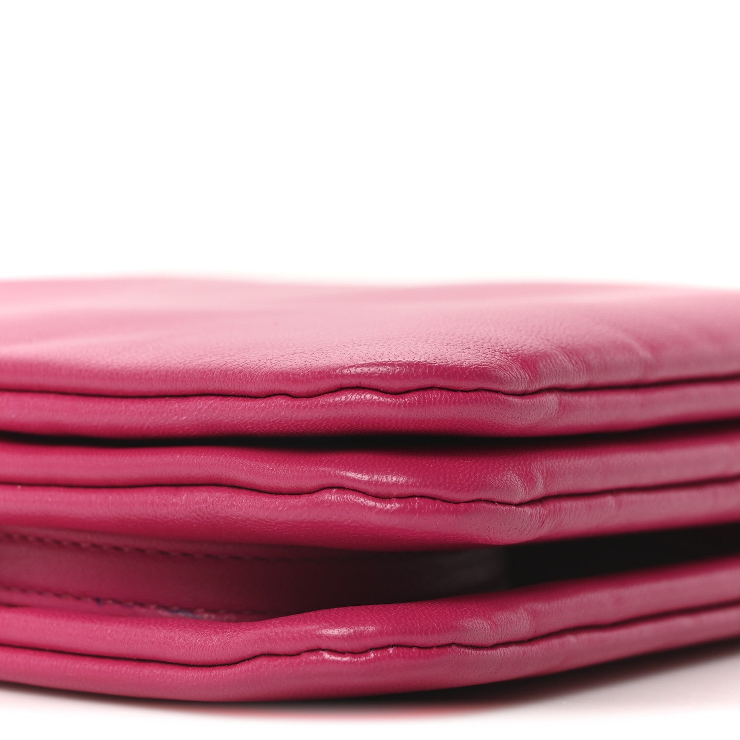 Celine Lambskin Small Trio Crossbody Bag Fuchsia 9 of 10