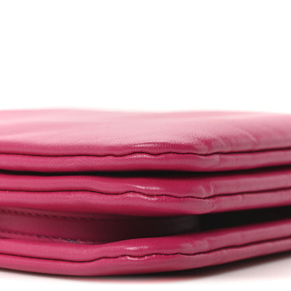 Celine Lambskin Small Trio Crossbody Bag Fuchsia 9 of 10