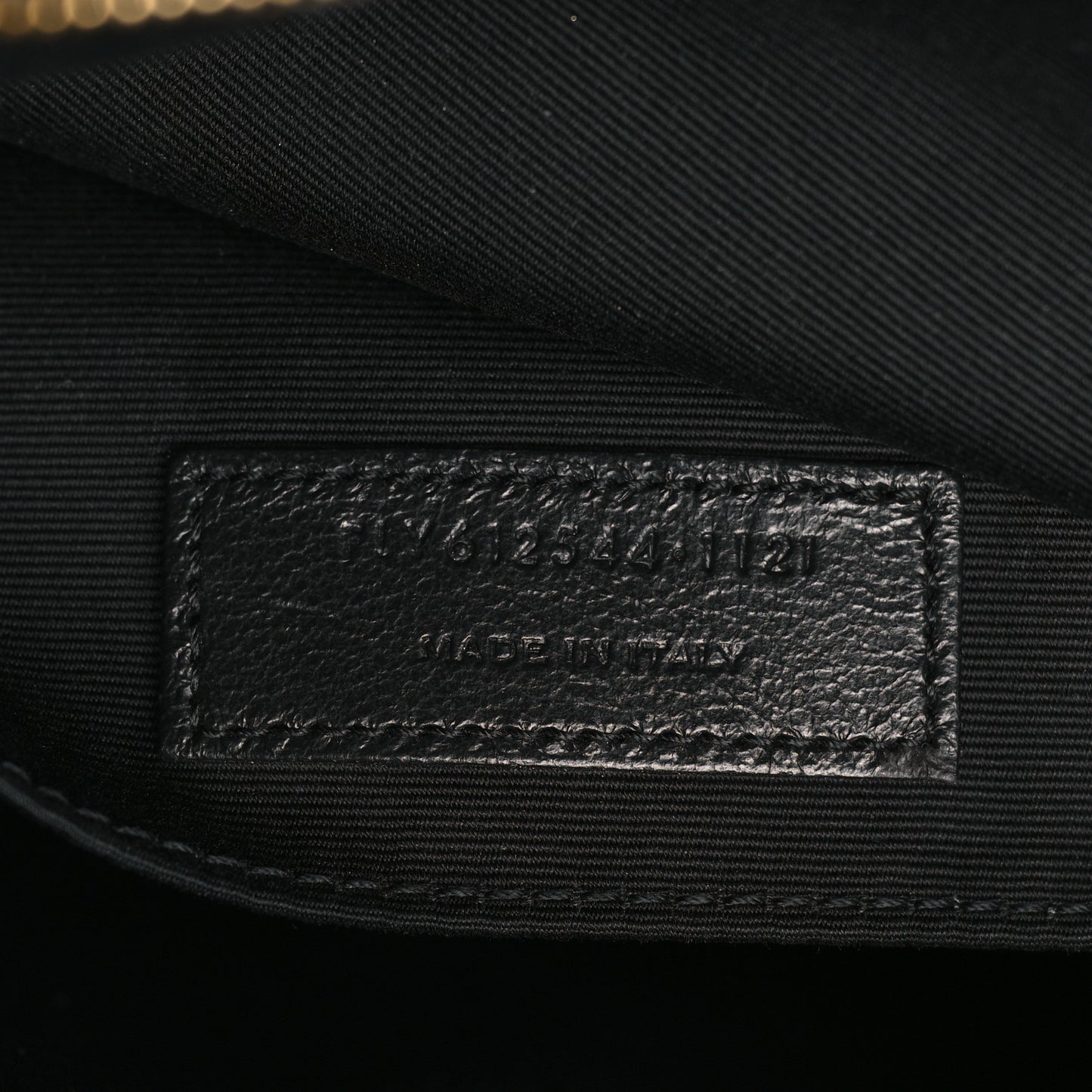 Calfskin Matelasse Monogram Lou Camera Bag Black