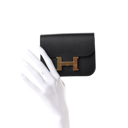 Hermes Epsom Constance Slim Wallet Black 2 of 8