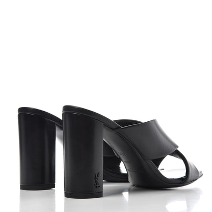 Saint Laurent Calfskin LouLou Mules 37.5 Black 4 of 11