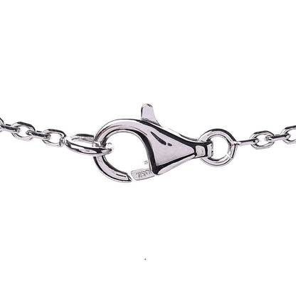 Van Cleef & Arpels 18K White Gold Mother of Pearl Vintage Alhambra Pendant Necklace 5 of 7