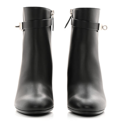 Hermes Calfskin Saint Germain Ankle Boots 37 Black 2 of 9