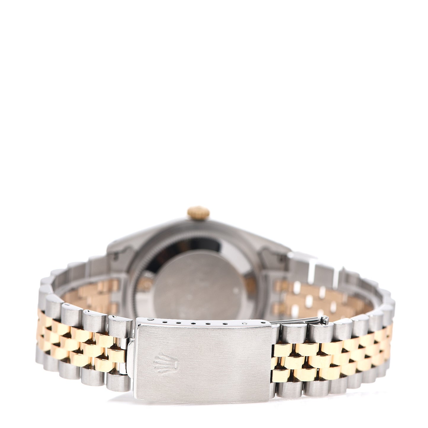 Stainless Steel 18K Yellow Gold Diamond 36mm Oyster Perpetual Datejust Watch Blue 16233