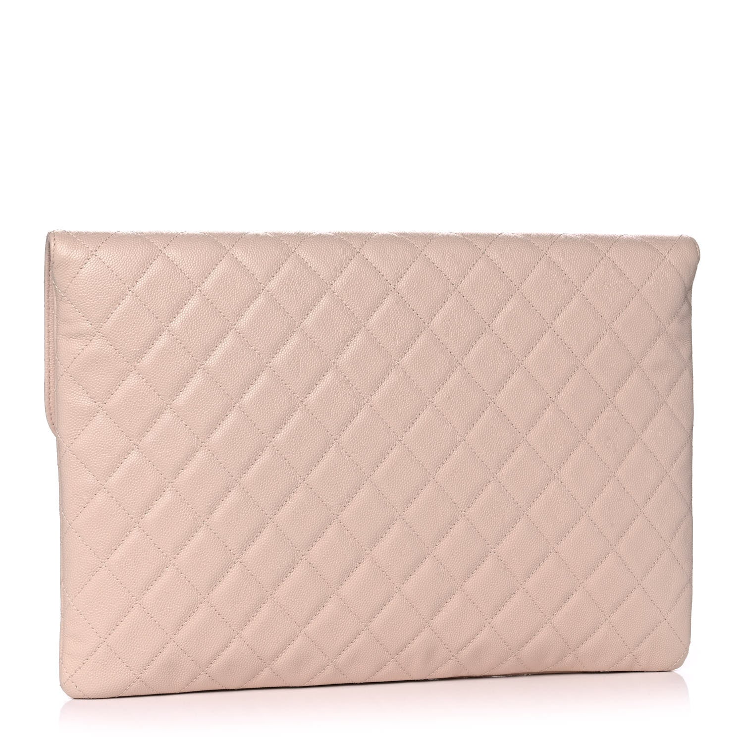Chanel Caviar Quilted Large Golden Class Pouch Light Pink 3 of 11