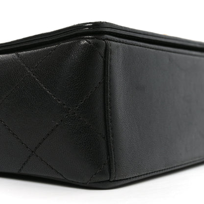 Chanel Sheepskin Quilted Vintage Mademoiselle Flap Black 9 of 11