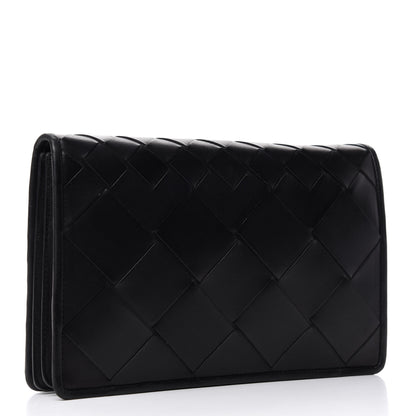 Bottega Veneta Nappa Intrecciato Medium Woven Clutch Clutch Black 3 of 6