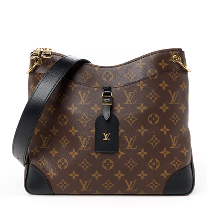 Louis Vuitton Monogram Odeon MM Black 1 of 9