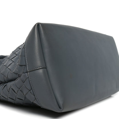 Bottega Veneta Nappa Intrecciato Large Fold Crossbody Messenger Thunder 9 of 10