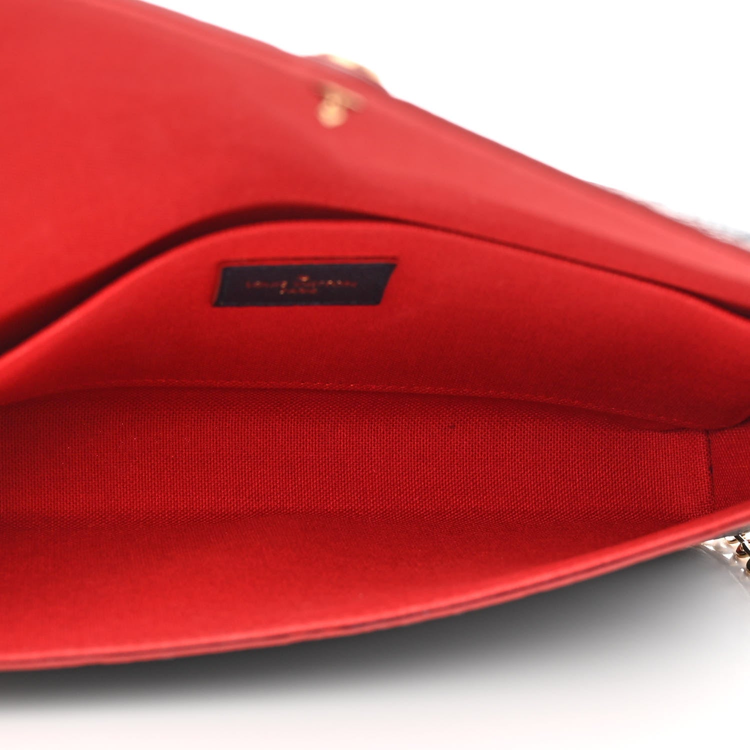 Louis Vuitton Empreinte Pochette Felicie Chain Wallet Marine Rouge 6 of 14