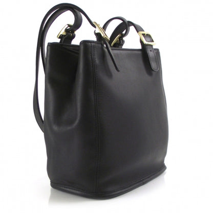 FASHIONPHILE CoachLeatherShoulderBagBlack 3 of 8