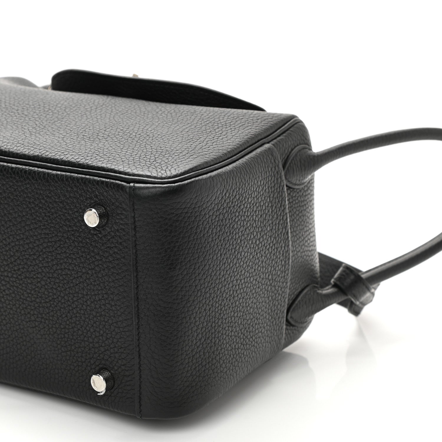 Hermes Taurillon Clemence Lindy 26 Black 9 of 10