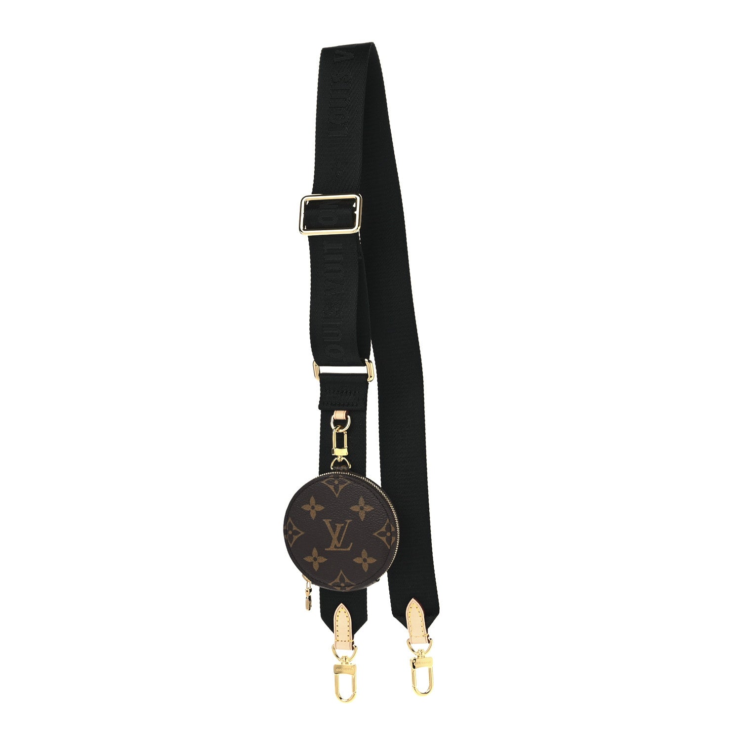 Louis Vuitton Monogram Multi Pochette Accessories Bandouliere Shoulder Strap Black 1 of 5
