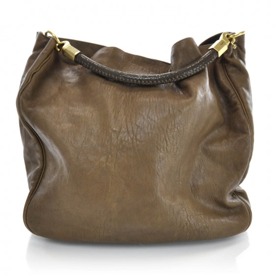 Saint Laurent Leather Large Roady Brown 3 of 12