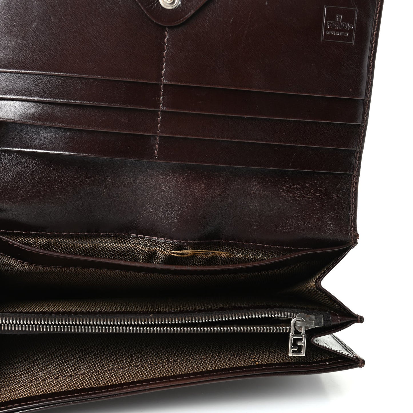 Zucca Continental Wallet Tobacco Moro