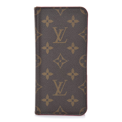 Louis Vuitton Monogram iPhone XS Max Folio Case Rose Pop 1 of 12