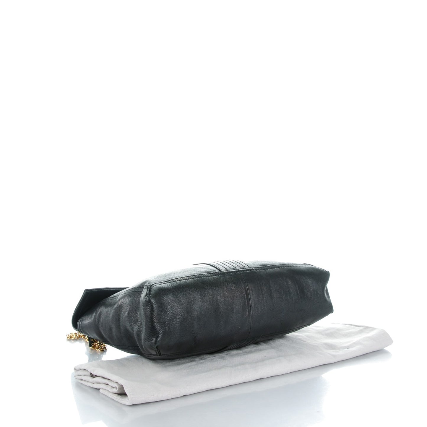 Calfskin Maxi Baguette Black