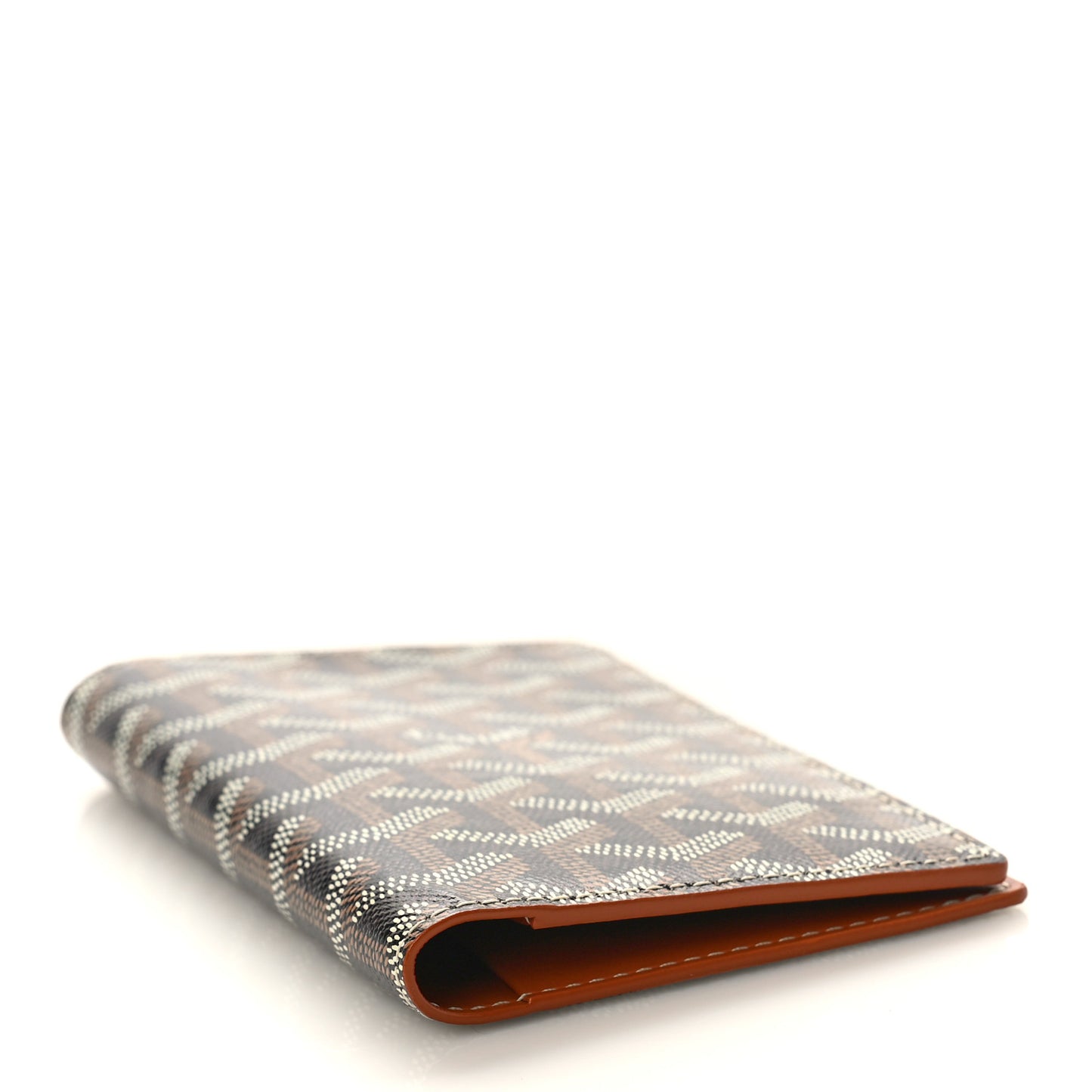 Goyardine Grenelle Passport Wallet Black Gold