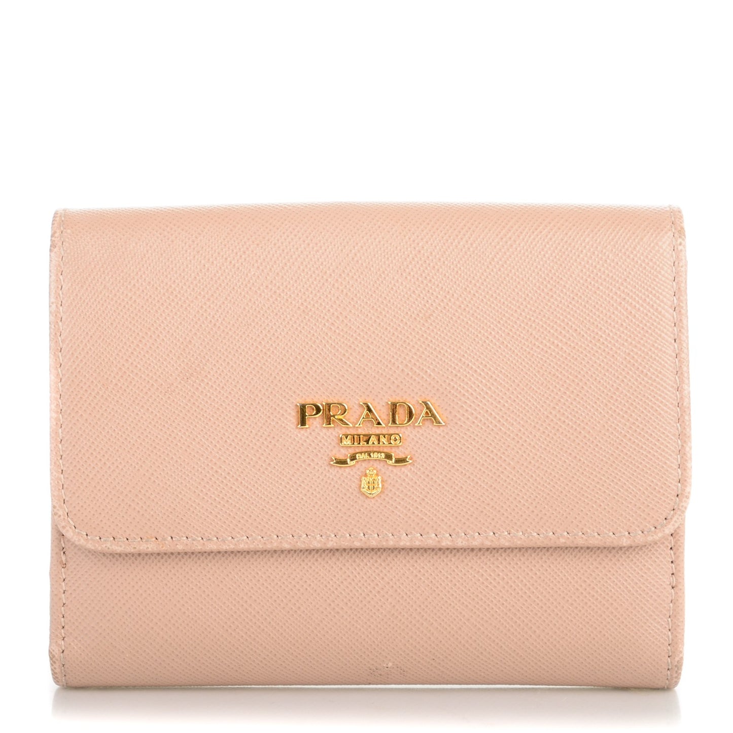 Saffiano Compact Wallet Cammeo