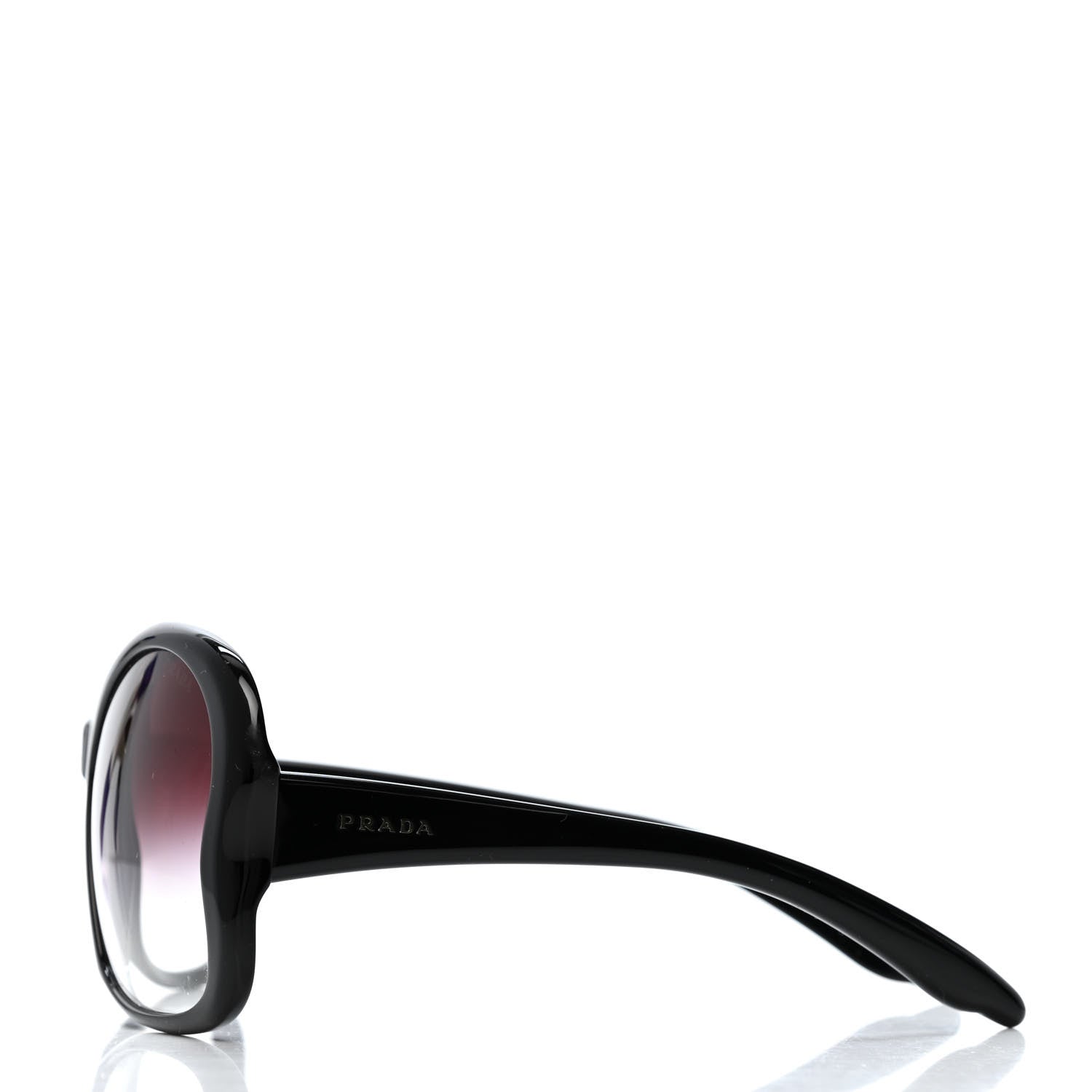 Prada Butterfly Frame Sunglasses SPR 18I Black 3 of 4