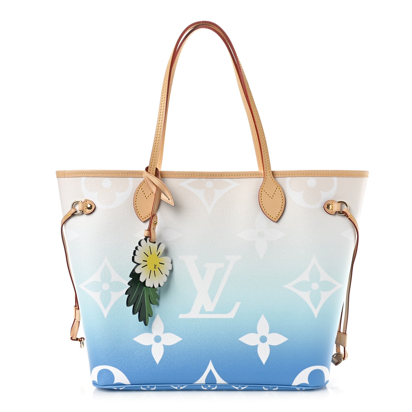 Monogram Giant By The Pool Neverfull MM Blue