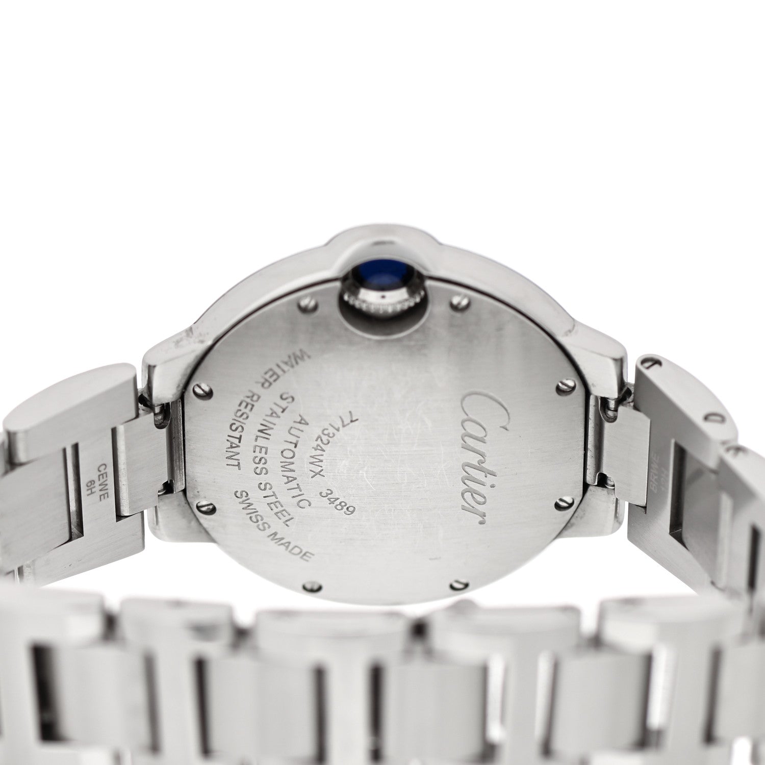 Cartier Stainless Steel 33mm Ballon Bleu De Cartier Automatic Watch 4 of 5