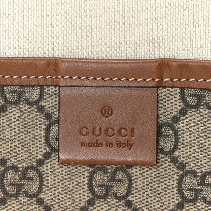 Gucci GG Plus Monogram Medium Signature Web Loop Tote Light Brown 6 of 10