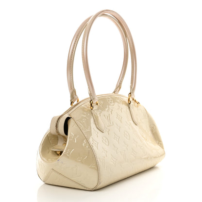 Louis Vuitton Vernis Sherwood PM Blanc Corail 3 of 17