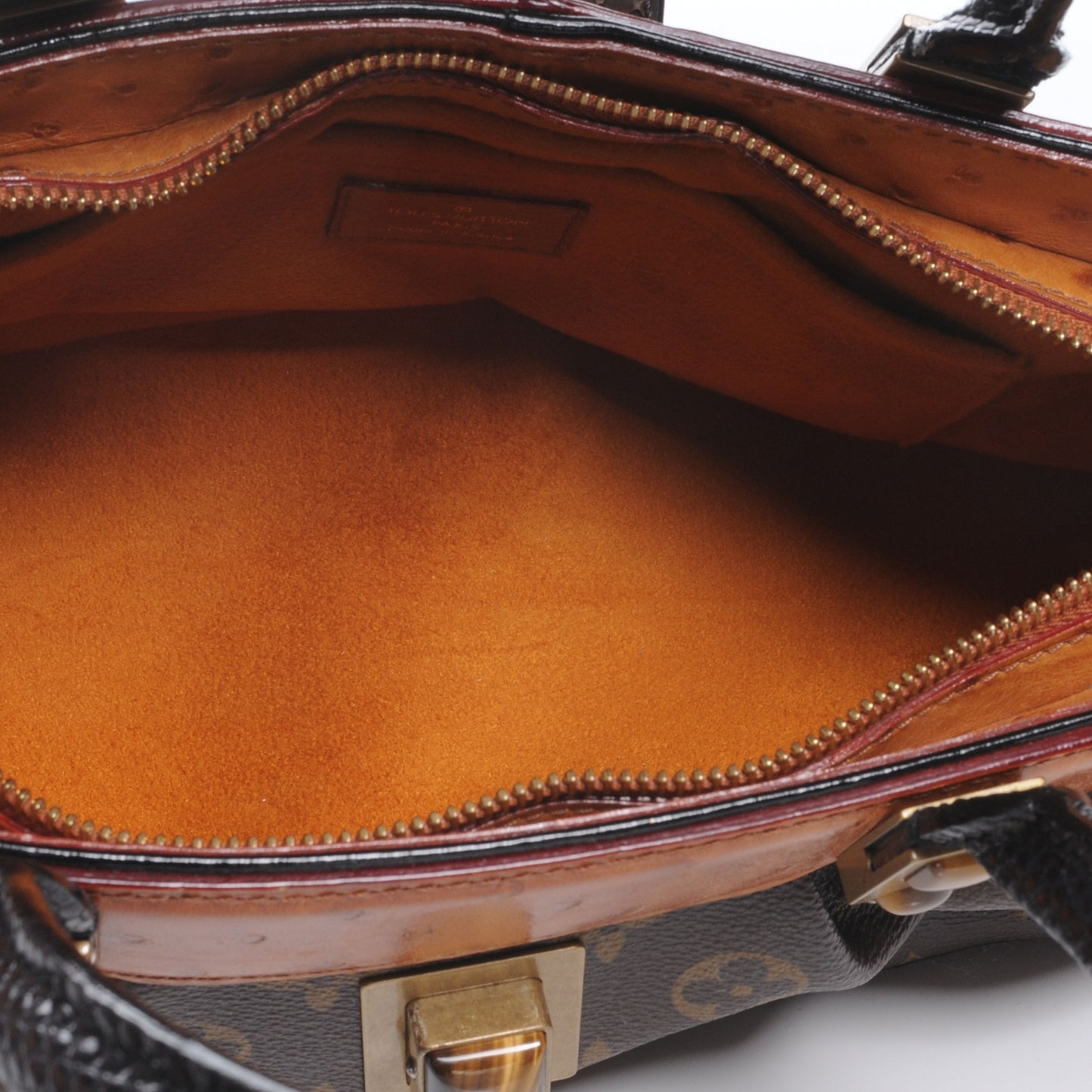 Monogram Waltz Macha Exotic Ostrich Bag