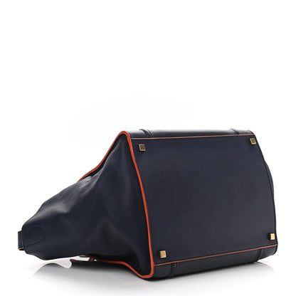 Celine Supple Calfskin Medium Phantom Luggage Midnight 4 of 14