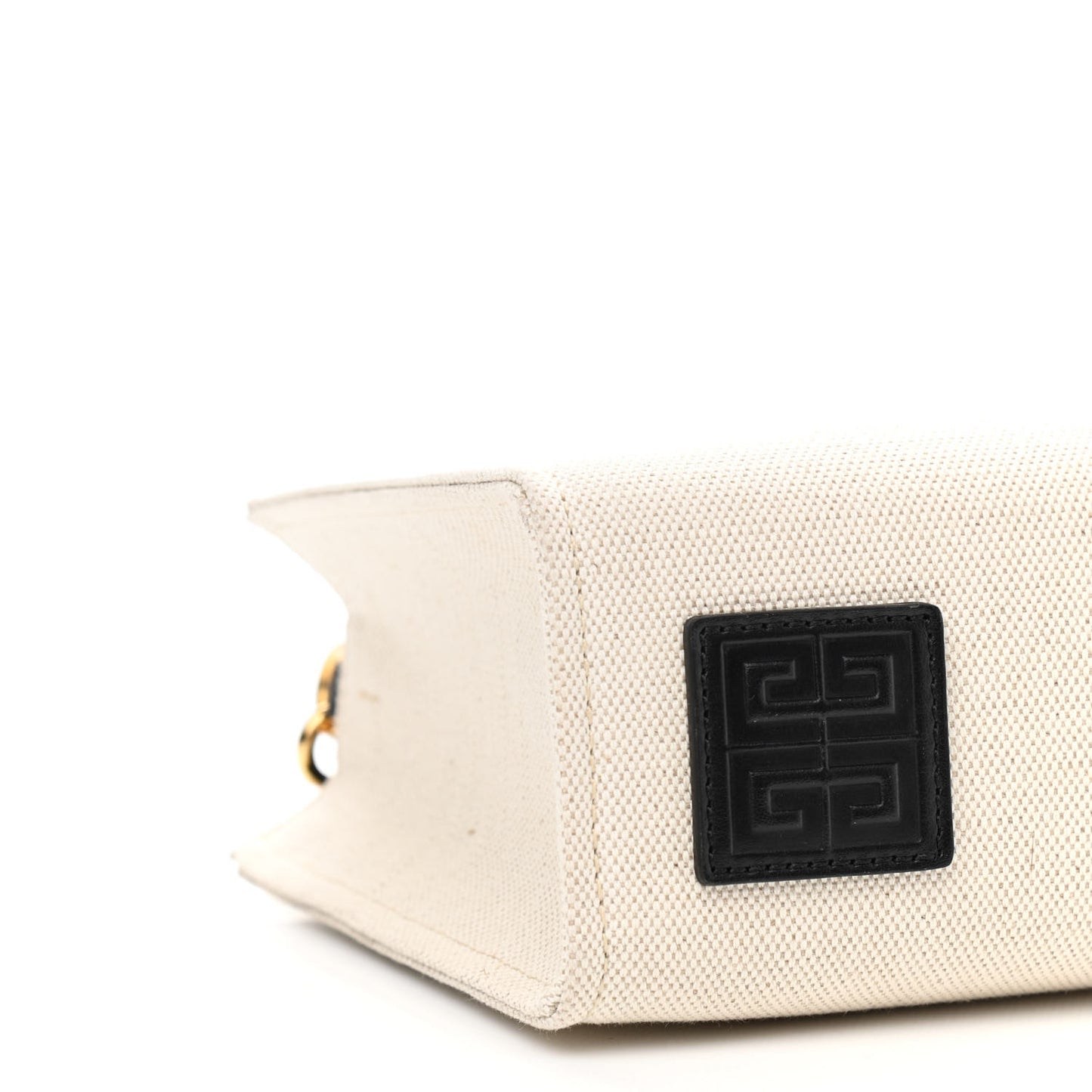 Canvas Mini G-Tote White Black