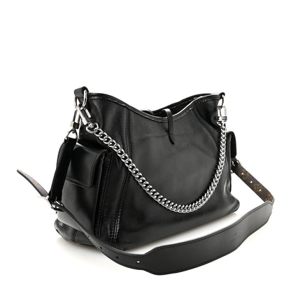 Louis Vuitton Lambskin CarryAll Cargo Vibe PM Black 3 of 10