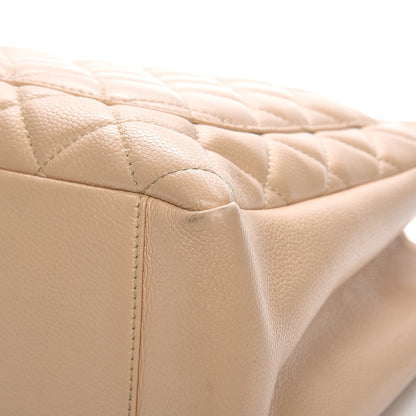 Chanel Caviar Quilted Grand Shopping Tote GST Beige Clair 12 of 15