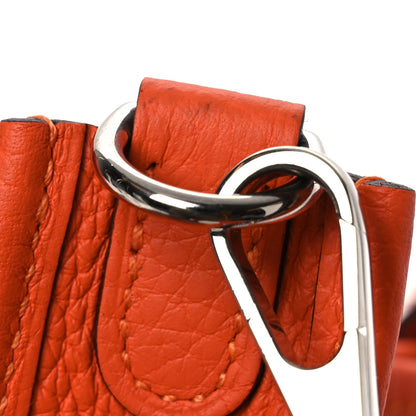 Hermes Taurillon Clemence Evelyne TPM Orange 11 of 12