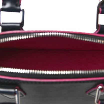 Louis Vuitton Epi Alma BB Black Hot Pink 7 of 12