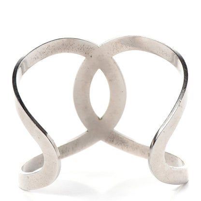 Chanel Metal CC Cuff Silver 3 of 4