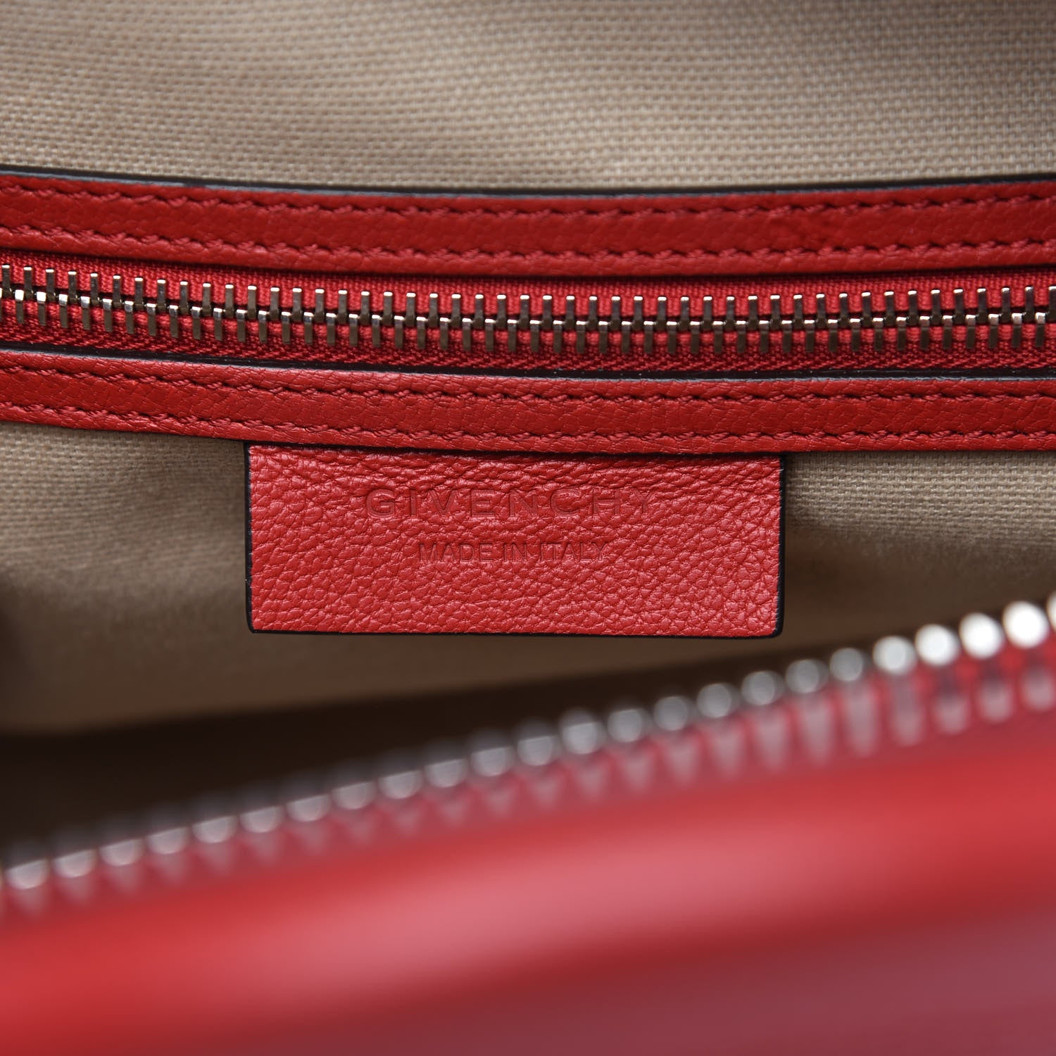 Givenchy Sugar Goatskin Small Antigona Red 8 of 13