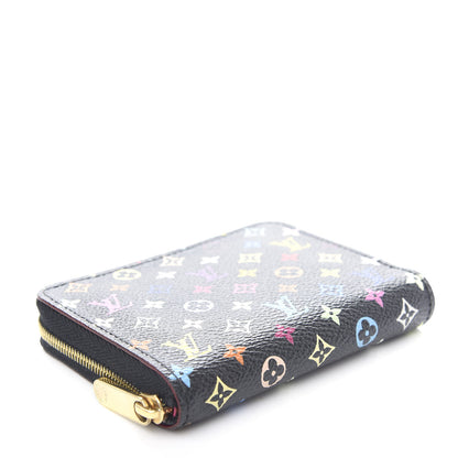 Louis Vuitton Monogram Multicolor Zippy Coin Purse Black Grenade 4 of 7