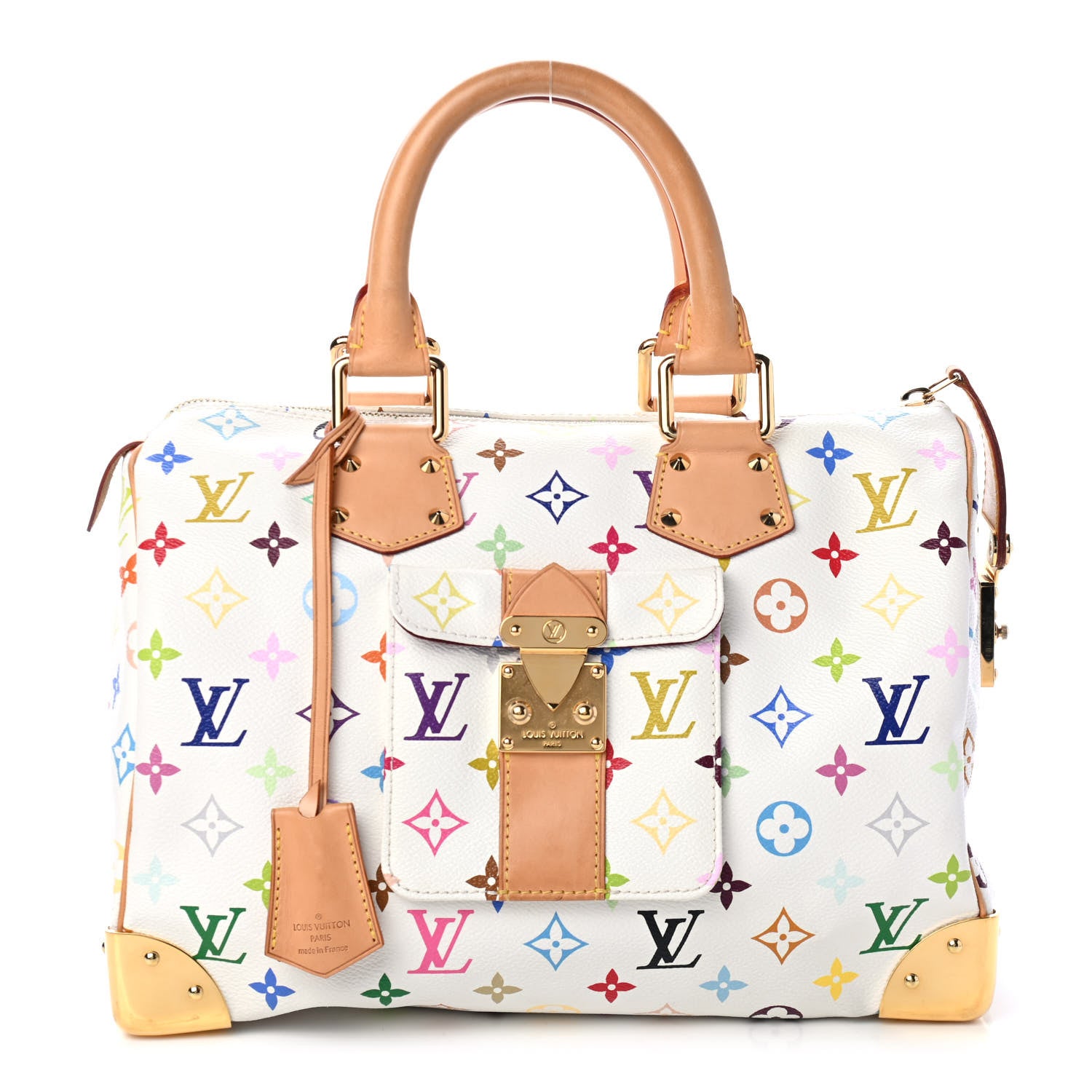 Louis Vuitton Monogram Multicolor Speedy 30 White 1 of 10