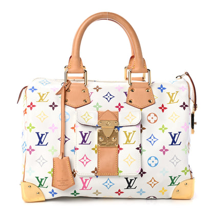 Louis Vuitton Monogram Multicolor Speedy 30 White 1 of 10
