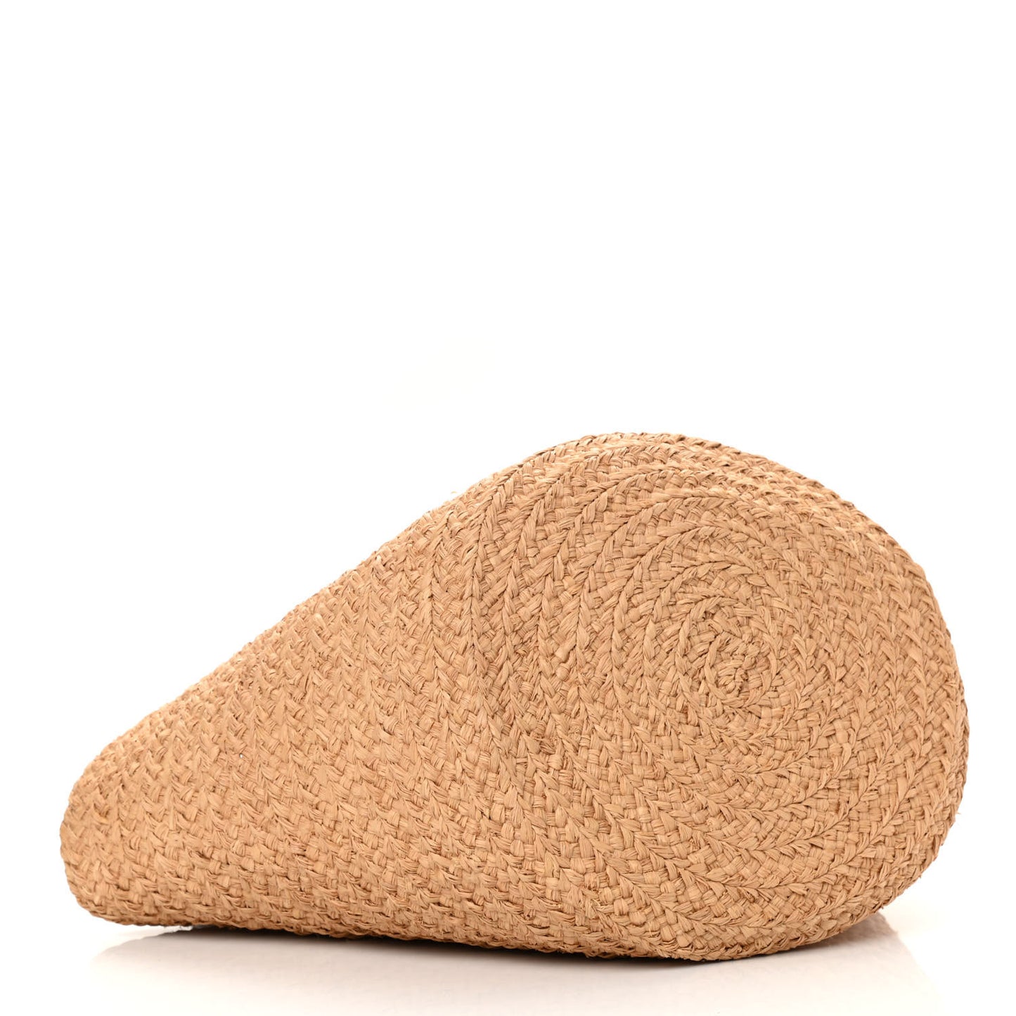 Raffia Calfskin Medium Panier Tote