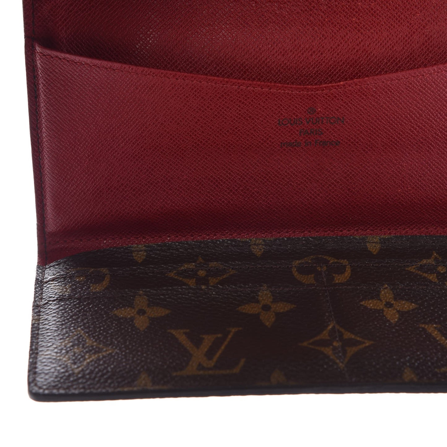 Monogram Josephine Wallet Red