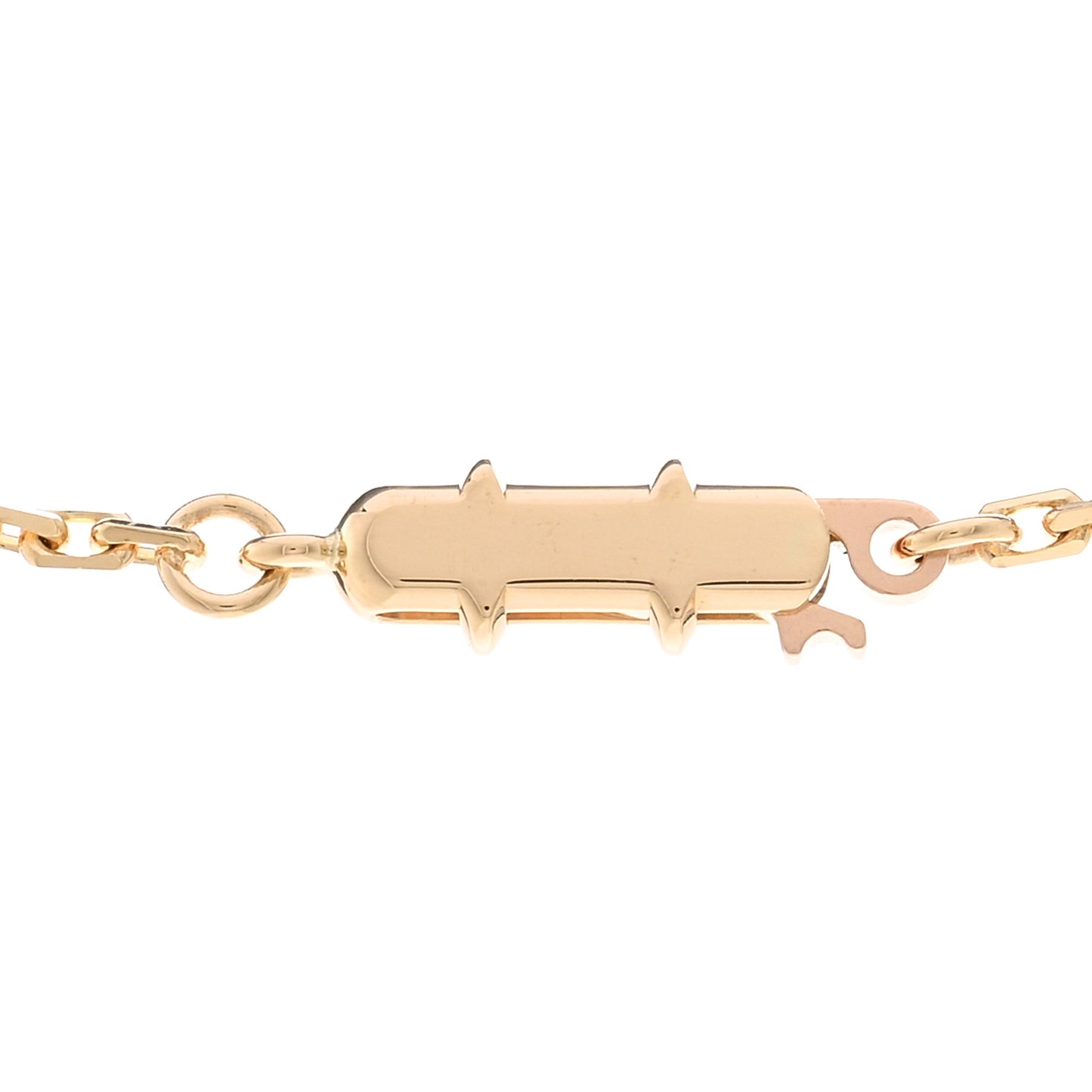 18K Yellow Gold Diamond LOVE Paved Necklace